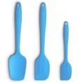 thumbnail image 1 of Set de 3 Spatules en Silicone, Poignée Ergonomique Spatules Résistantes à la Chaleur, Spatules en Caoutchouc Antiadhésives avec Noyau en Acier Inoxydable, Bleu, 1 of 6