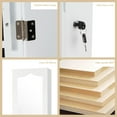 thumbnail image 6 of Patiojoy Lockable Wall Mounted Jewelry Armoire w/Mirror & LED Lights, 6 of 9