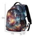 thumbnail image 3 of ALAZA Space Universe Backpack Elementary School Bag Bookbag Travel Rucksack, 3 of 7