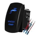 thumbnail image 1 of HAHDAXIA Blue Backlit Water Pump Rocker Switch Freshwater Tank 5Pin On Off Toggle Switch for Car Boat Marine Pontoon RV Camper Travel Trailer 12V 24V, 1 of 6