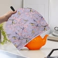 thumbnail image 3 of HELLHERO Cherry Blossom Birds Teapot Insulated Cosy Keep Warm Insulation Lightweight for Travel, 3 of 8