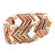 thumbnail image 1 of Mujeres nupcial de de imitación plata / chapado en oro and rosa ajustable brazalete joyería Yinane Pulsera de novia, 1 of 8