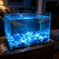 thumbnail image 7 of Glow in the Dark Aquarium Decor, Luminous Artificial Starfish Sea Shells, 100 Pcs Glowing Stones for Freshwater Saltwater Tank, Night Light Fish Tank Decor by PALIFEUR, 7 of 7