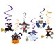 thumbnail image 3 of Adornos de madera para Halloween, diseño de gato negro, fantasma, calavera, Hulk, adorno colgante, 3 of 3