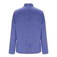 thumbnail image 6 of Ltctricy Blouses for Women Trendy Long Sleeve Mock Turtleneck Pleated Front Business Casual Work Shirts Dressy Work Tops(Purple,Large), 6 of 7
