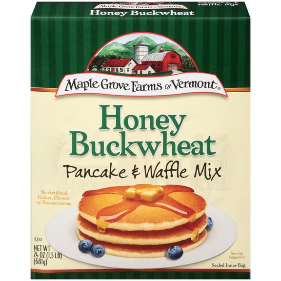 Maple Grove Honey Buckwheat Pancake Mix, 24 Oz