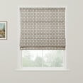 thumbnail image 4 of TWOPAGES 31"x64" Linen Blend Cordless Jacquard Roman Shade Light Filtering Blinds for Bedroom, 1 Piece, Mountain, 4 of 6
