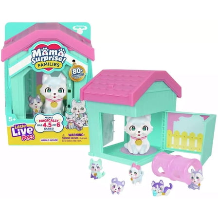 Little Live Pets Mama's House Husky Interactive Toy [with 4, 5 OR 6 Babies]