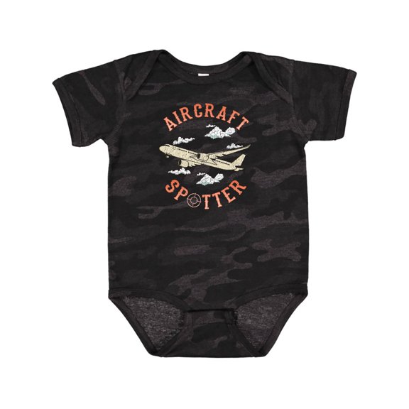 Inktastic Aircraft Spotter Plane Lover Boys or Girls Baby Bodysuit