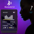 thumbnail image 4 of Portable MP3 Player Bluetooth 5.0 Music Stereo Speaker Mini MP4 Video Playback With LED Screen FM Radio Recording For Walkman, 4 of 5