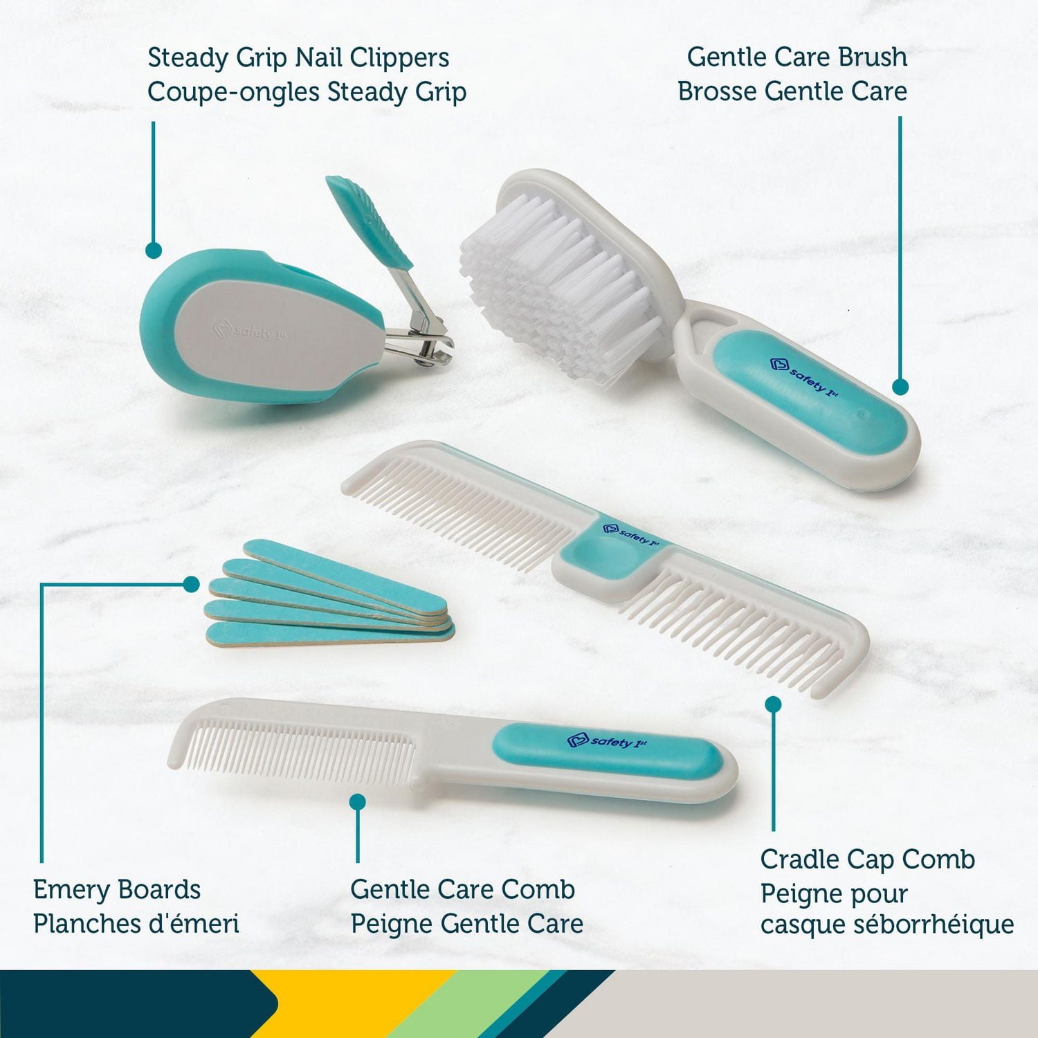 Safety 1st Deluxe Healthcare & Grooming Kit - Arctic Blue, Infant Health & Grooming