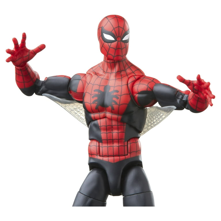 Marvel Legends Series Spider-Man 60th Anniversary Amazing Fantasy Spider-Man  6-Inch Action Figures, 9 Accessories - Marvel