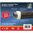 thumbnail image 2 of Dundas Jafine 4 In. I.D. x 25 Ft. R6.0 Black Jacket Flexible Insulated Ducting, 2 of 3