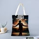thumbnail image 2 of Joker Movie Bolso de tela con estampado de lienzo para mujer, bolsa de compras reutilizable y estética, con cremallera interior, regalo para mujer,38*45cm., 2 of 6