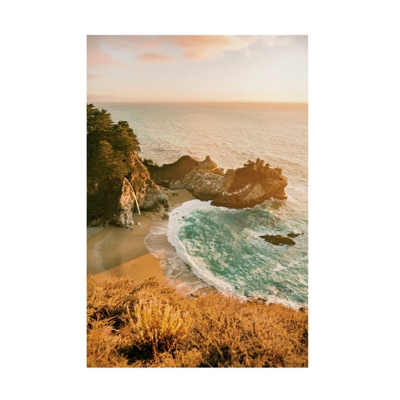 Canvas Wall Art - Krista Broadway 'Malibu' Wall Art for Living Room, Bedroom, or Office Décor by Trademark Fine Art - 12 x 19 Inches