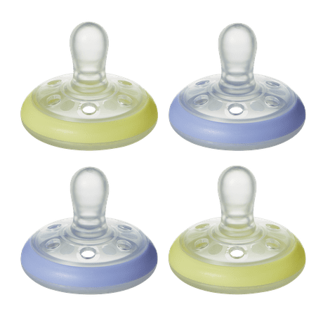 Tommee Tippee Breast-like Night Time Pacifier, Boy – 6-18 months,