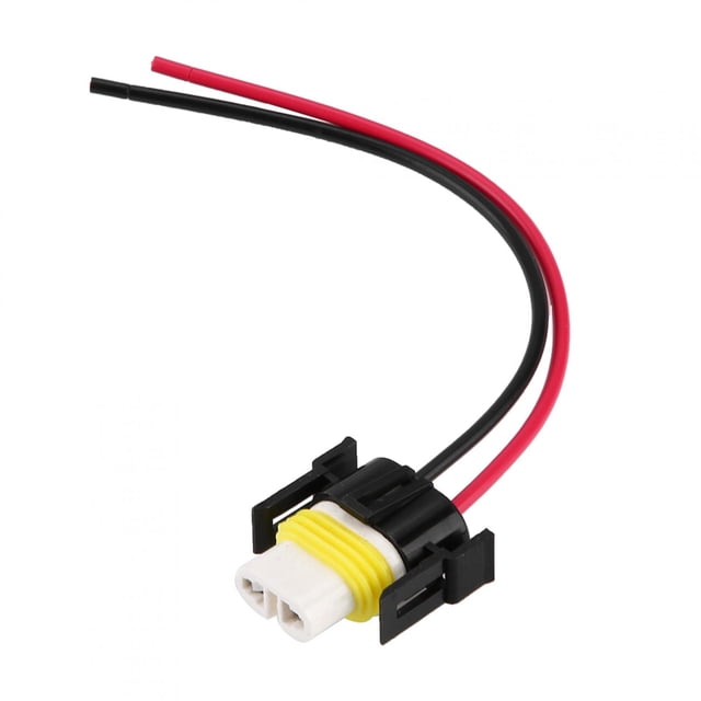 H11 faro antiniebla lámpara de cableado arnés de cableado enchufes hembra adaptador de conector de cerámica