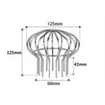 thumbnail image 2 of Gutter Guard, Stainless Steel Drain Cover Cleaning Tool for Outdoor, Durable Round Net Cover Ensuring Water Flow Free, Anti Blocking Easy to Use Strainer, 2 of 5