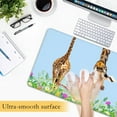thumbnail image 5 of Funny Giraffe with Flowers Desk Mat,Large Gaming Mouse Pad,Non-Slip Rubber Base Mousepad with Stitched Edges,Waterproof Mouse Mat Desk Pad for Work, Game, Office (31.5x15.7 in), 5 of 6