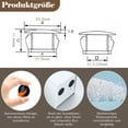 thumbnail image 3 of Redempat 10pieces Easy To Install Plastic Nylon Hole Plugs For Usage Wide Range Of Applications Cover Plugs, 3 of 6