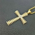 thumbnail image 3 of Lovelords Christian Jesus Cross Necklace For Women Men 14K Yellow Gold Chains Choker Religion Cross Pendants Jewelry Prayer Baptism Gifts, 3 of 5
