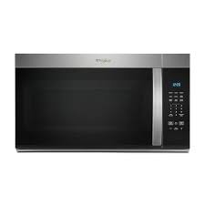Whirlpool 30 in. W 1.7 Cu. Ft. Over the range Microwave with 900-Watts Cooking Power - Stainless Steel Finish