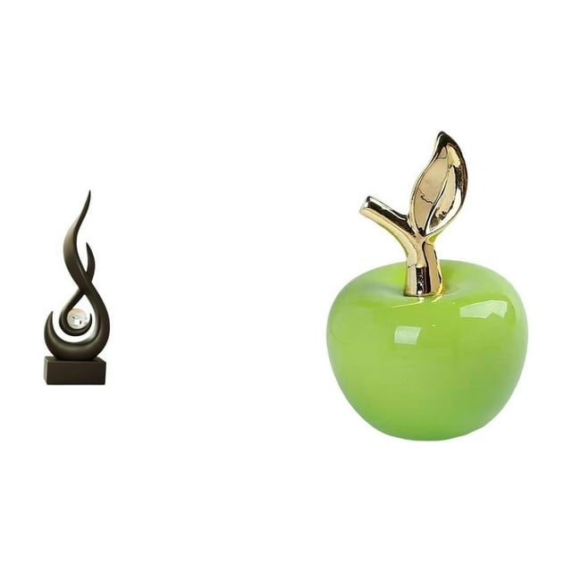 Escultura abstracta de fuego,Estatua de arte abstracto,adorno para decoración del hogar,Escultura de fuego moderna,coleccionable,regalo,Estatua,Estatua de fruta artificial Escultura Artesanías