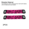thumbnail image 4 of fastboy Coussinets d'Oreille Protection Auditive Cuir de Jeu Accessoires de Remplacement pour Bandeau G733 Losange Rouge Choc-Coussin Faisceau, 4 of 6