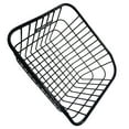thumbnail image 2 of transemion Metal Capacity Rear For Bicycles Durable Rear Basket Bicycles Basket Rustproof Coating Bike Burden with Reflector, 2 of 8
