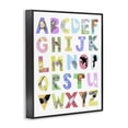 thumbnail image 2 of Stupell Industries Contemporary Alphabet Shapes with Animals Black Framed Giclee Art, 11 x 14, by Carla Daly, 2 of 8