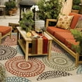 thumbnail image 3 of Avalon Home Malibu Medallions Indoor/Outdoor Area Rug, 3 of 3