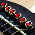 thumbnail image 3 of Pasador de puente de guitarra Bling Bling 6 piezas de latón, 3 of 7