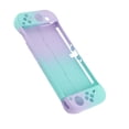 thumbnail image 4 of Estuche protector para consola de juegos Switch OLED, hermoso color degradado, liviano, morado y azul, 4 of 12
