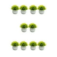 thumbnail image 3 of Guardoinrt 2piece Potted Simulation Plants Adding Beauty And Style To Any Setting Durable Pot Bonsai Ornament yellow 5Set, 3 of 6
