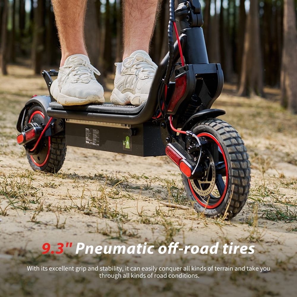 Rolldustry R8 Electric Scooter for Adults, 750W 9.3" Tire, Max 25 Mph Speed 26 Miles Range E scooter with Ambient Lighting, Suspension Systems