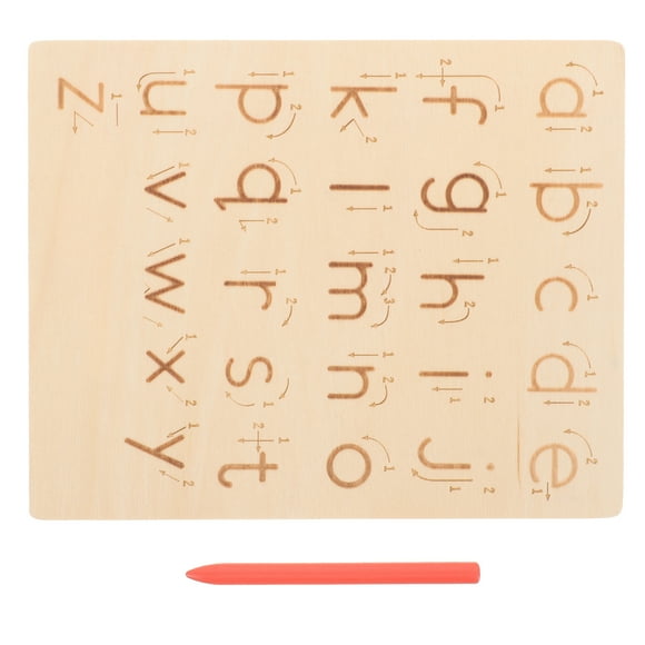 1 Set Tracing Board Montessori Practicing Board Wooden Tracing Tool for Kids