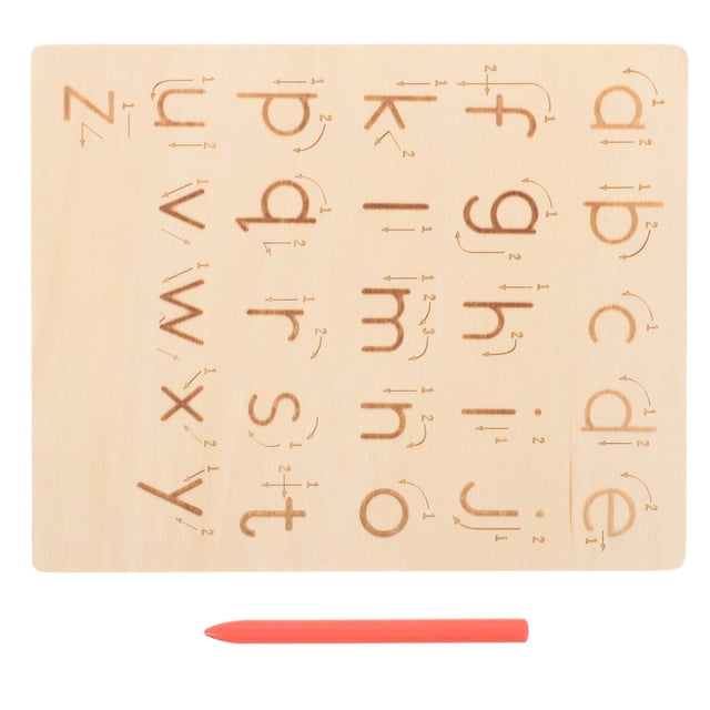 1 Set Tracing Board Montessori Practicing Board Wooden Tracing Tool for Kids