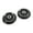 Color:Black, variant on 2pcs Kids Scooters Wheel Flashing Lighting Wheel Children Scooters Wheel for Enhancing Stability