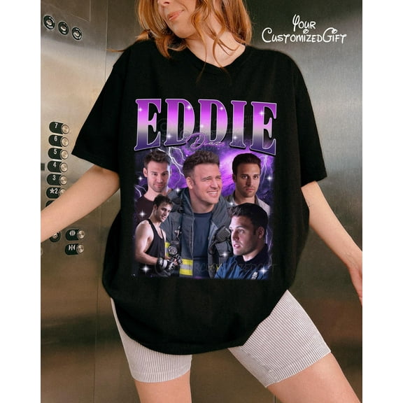Eddie Diaz 90s Vintage Unisex T-shirt, 911 American TV Series Shirt