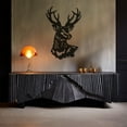 thumbnail image 3 of LaModaHome Exclusive Deer Head Metal Wall Decor – Durable & Artistic Metal Wall Art for Home and Office Decor, Perfect for Any Interior Design Aesthetic, 3 of 4