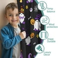 thumbnail image 3 of Blackout Kids Curtains,Halloween Gnomes and Pumpkins Childrens Insulated Curtains Set Of 2,Bedroom Essentials,Toddler Room Decor 42"x54", 3 of 5