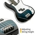 thumbnail image 4 of Glarry Right-Hand Electric Bass Guitar Kit with 20W Amplifier for Student, Blue, 4 of 7