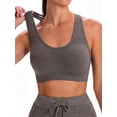 thumbnail image 2 of MINTREUS Sports Bras for Women,Padded Strappy Sports Bras Criss-Cross Back Yoga Cami Medium Support Sports Bras with Removable Cups, 2 of 6