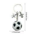 thumbnail image 3 of chaungfeng Basketball Rugby Volleyball Keychain, Gifts for Men & Women, Football Soccer Birthday Gift for Rugby Lover Player, Crossbody Bag Pendants Sports Event Gifts, 3 of 6