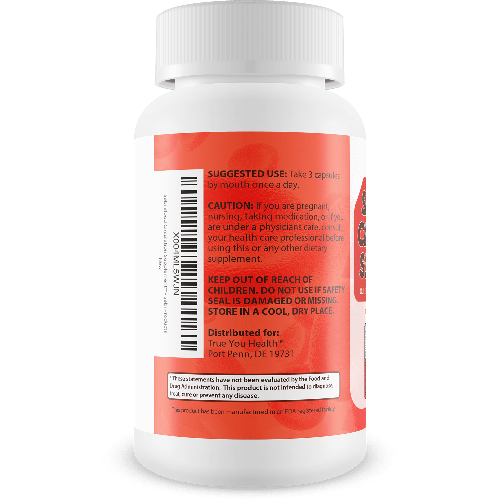 Sebi Iron Blood Circulation Supplement - Our Best Blood Health Blood Flow Supplement with Iron, Copper, & Magnesium - Better Blood Flow Care & Circulation Blood Builder Inspired By Dr Sebi Products