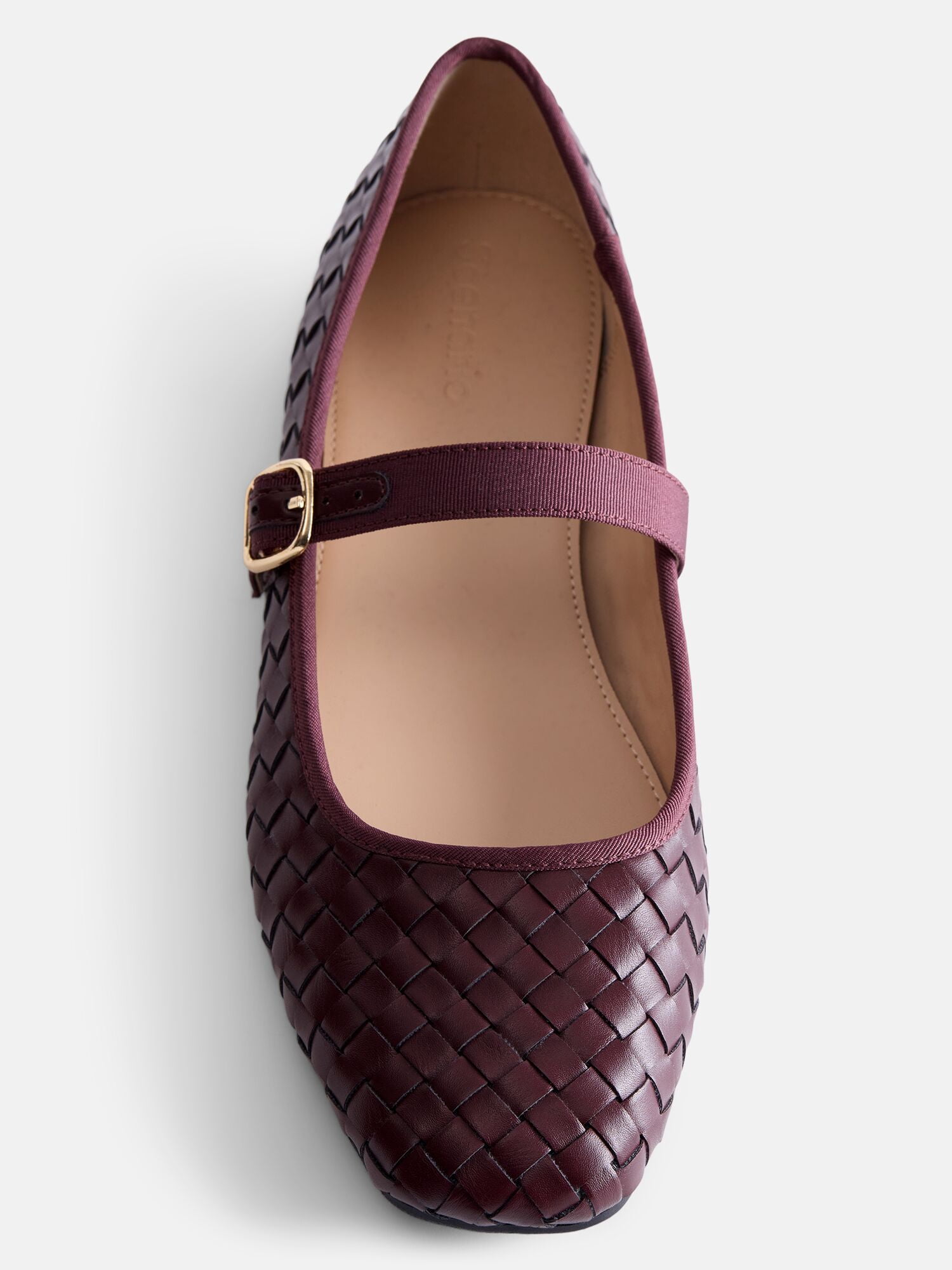 Scenario Women's Woven Mary Jane Flats