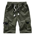 thumbnail image 2 of Bermudas 2024 Pantalones Cortos Cargo Holgados Y Casuales Pa, 2 of 8