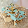 thumbnail image 3 of Boxer Dog Pitbull Terriers Dog and Pizza Rectangle Tablecloth 60"x120",Waterproof Polyester Rectangle Table Cloth, Wipeable Spillproof Polyester Tablecloth for Dining, Camping, Indoor and Outdoor, 3 of 6