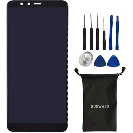 LCD Touch Digitizer Display Screen Assembly with Adhesive Replacement for Huawei Y9 2018 FLA-AL00 FLA-AL10