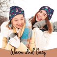 thumbnail image 4 of Kdxio Underwater Animals Winter Beanie for Men Women Beanie Knit Hat Cuffed Cap Beanie Knit Chunky Snow Cap, 4 of 6